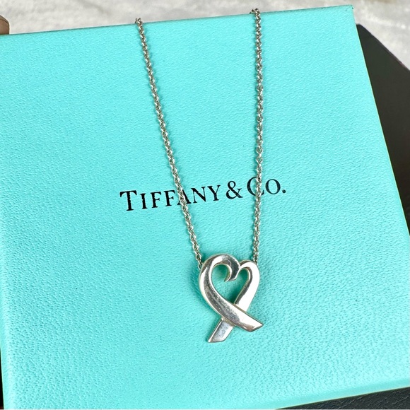 Tiffany & Co Picasso heart necklace 925 silver BEAUTIFUL gift! - Picture 3 of 12